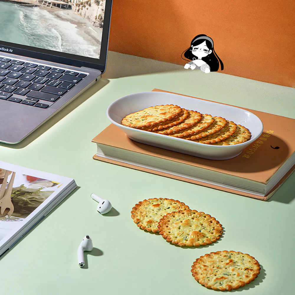 Garden Pop-Pan Spring Onion Crackers - 225g - Image 3