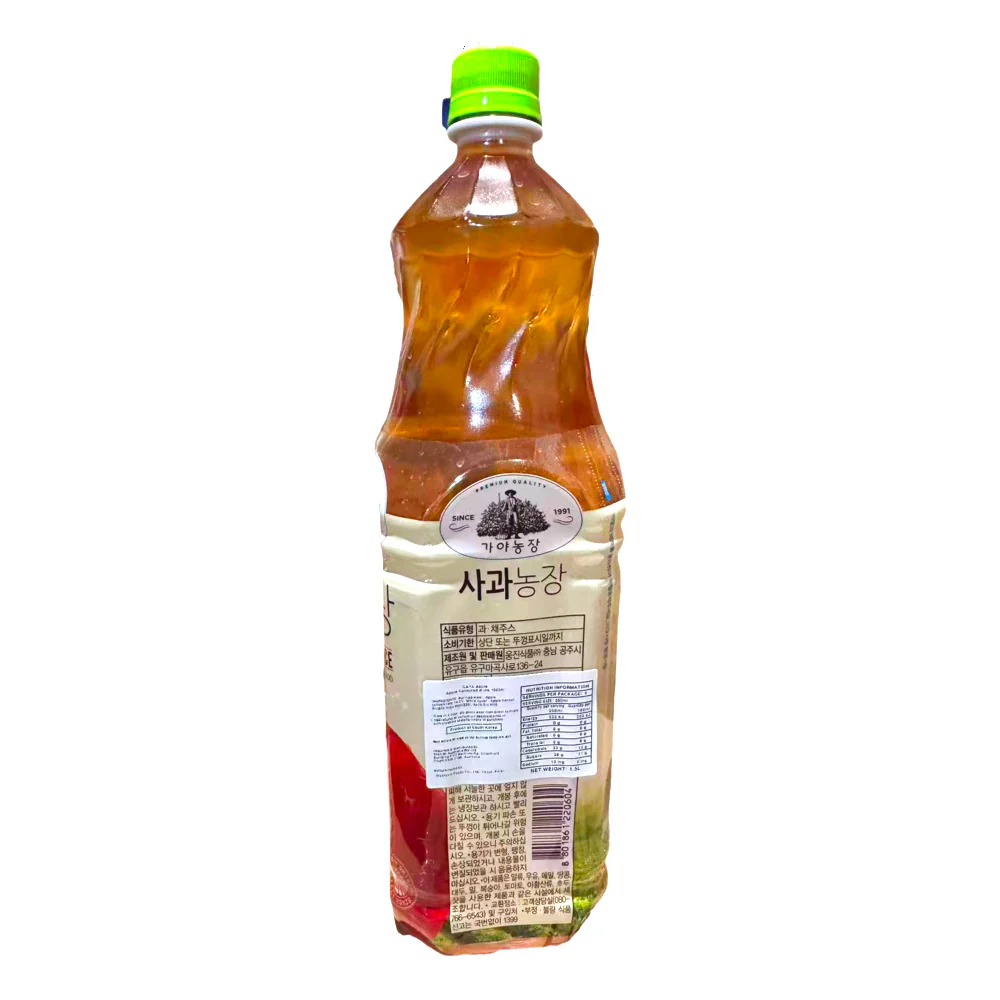 Gaya Farm Red Apple Juice 1.5L - Korean Apple Juice - Image 2