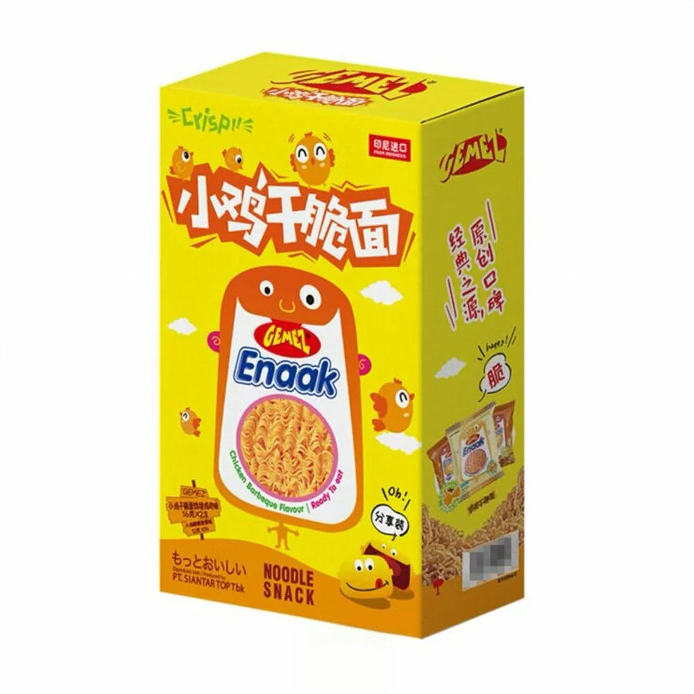 GEMEZ Enaak Chicken BBQ Noodle Snack 616g – Limited Import