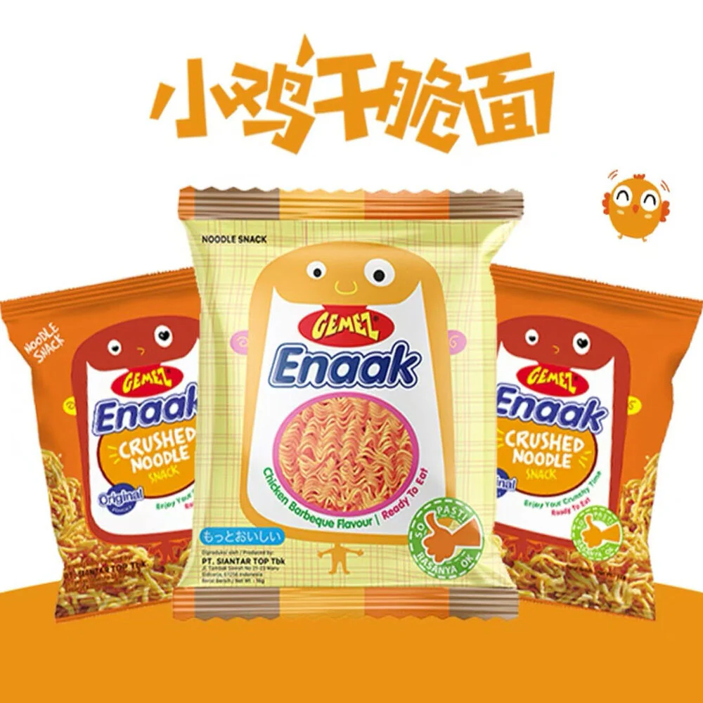 GEMEZ Enaak Chicken BBQ Noodle Snack 616g – Limited Import - Image 2