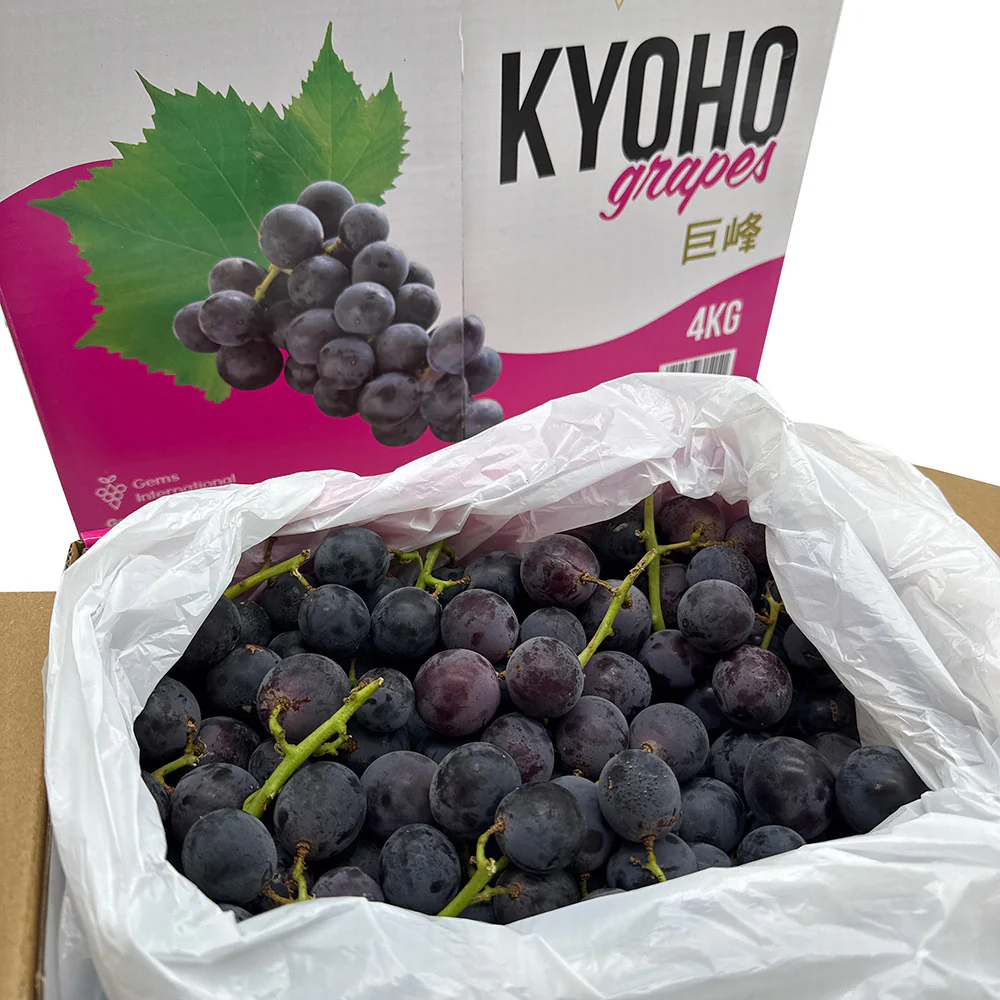 GEMS Kyoho Grapes Gift Box - Australian Grown, 4kg (2 Boxes of 2kg) - Image 3