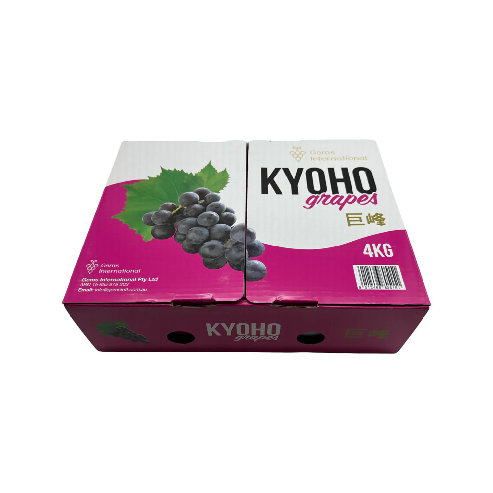 GEMS Kyoho Grapes Gift Box - Australian Grown, 4kg (2 Boxes of 2kg) - Image 4