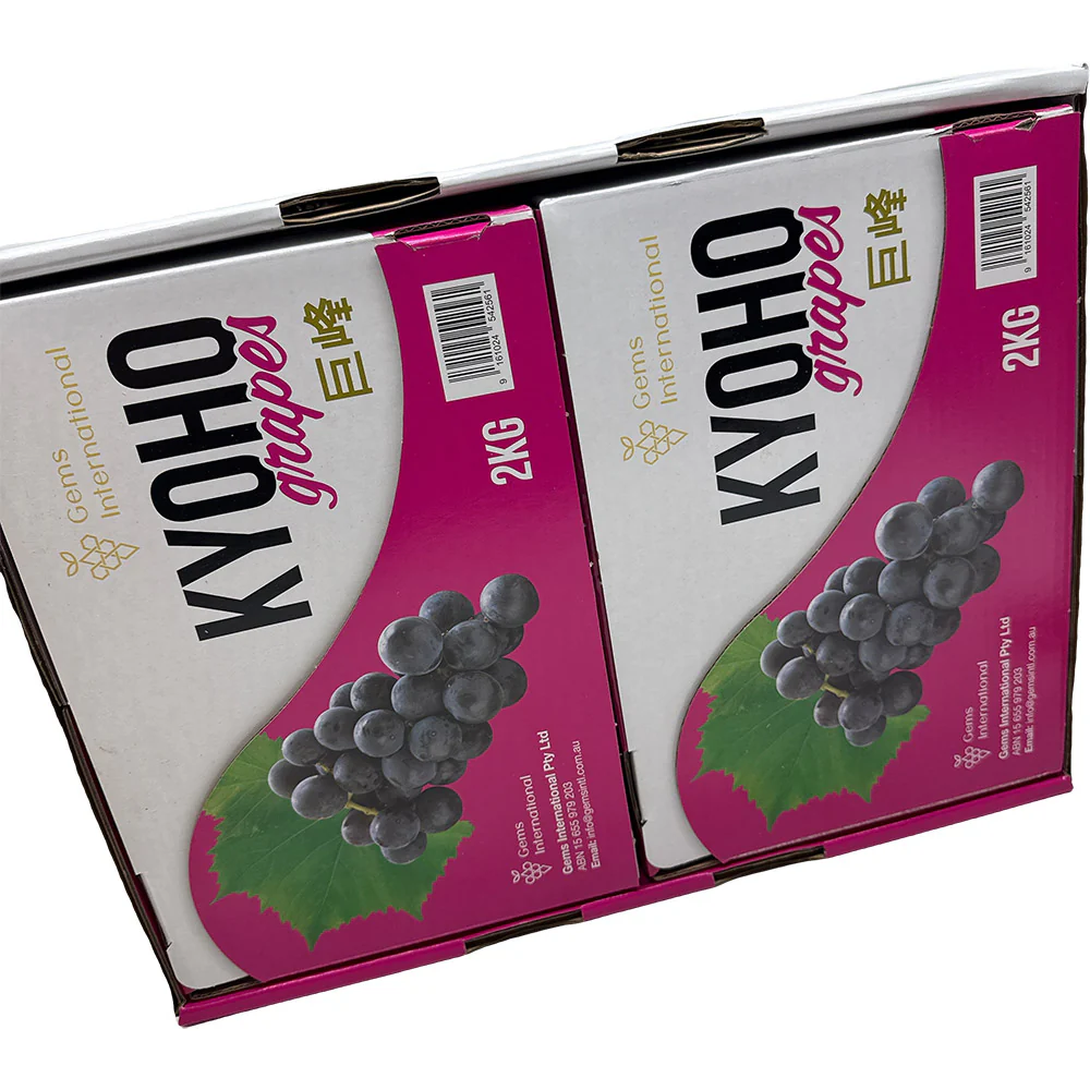 GEMS Kyoho Grapes Gift Box - Australian Grown, 4kg (2 Boxes of 2kg) - Image 5