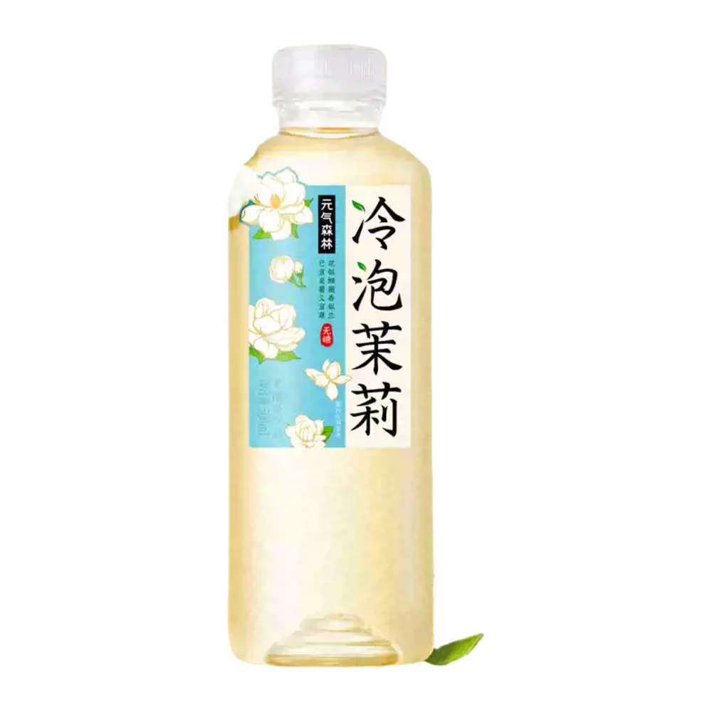 Genki Forest Sugar-Free Cold Brew Jasmine Tea 500ml – Zero-Calorie Ready-to-Drink - Image 2