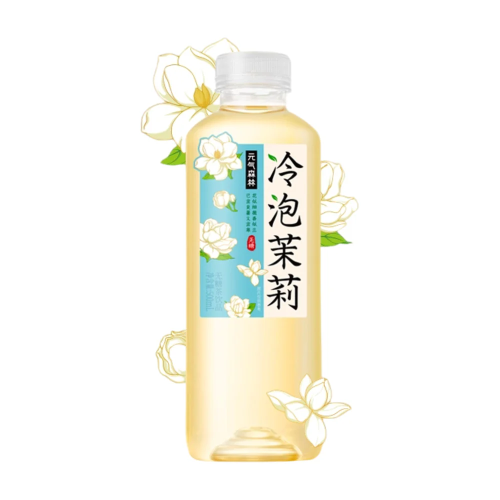 Genki Forest Sugar-Free Cold Brew Jasmine Tea 500ml – Zero-Calorie Ready-to-Drink - Image 5