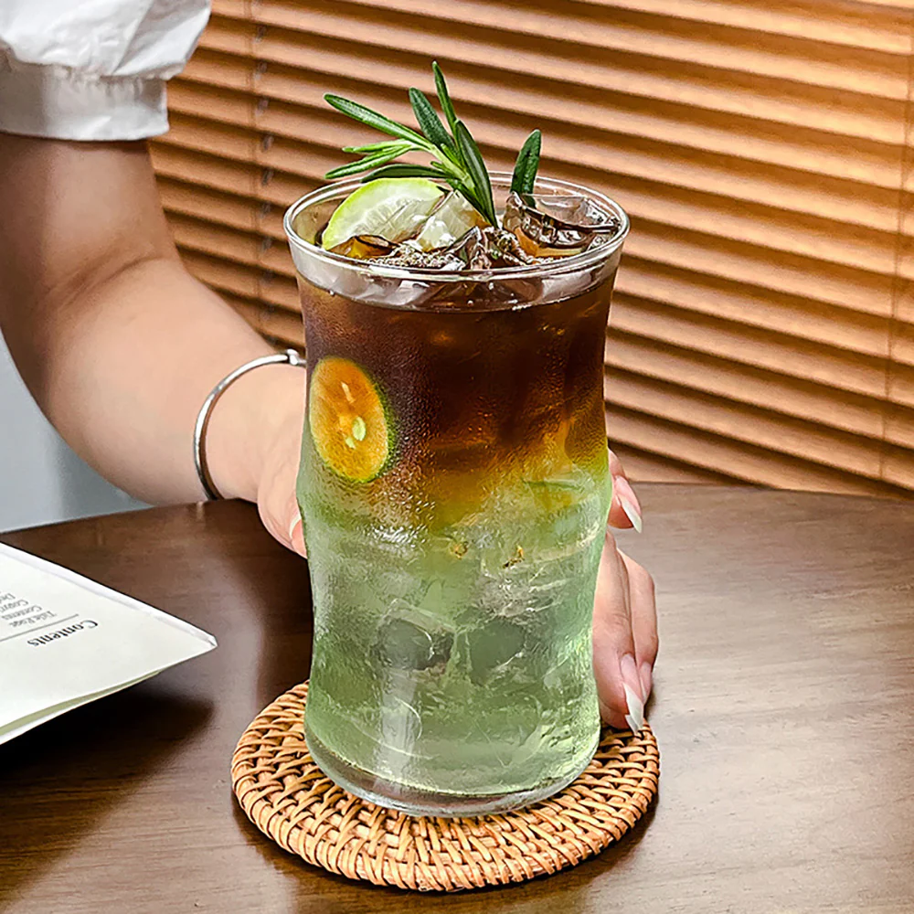 Glass Bamboo Style Green Tea Cup - Image 2