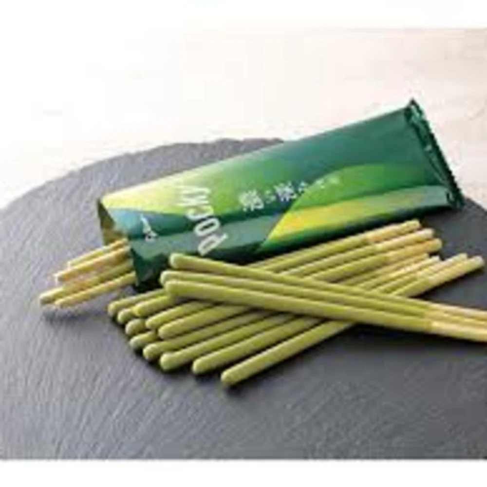 Glico Pocky Matcha Biscuit Sticks - 88g - Image 2