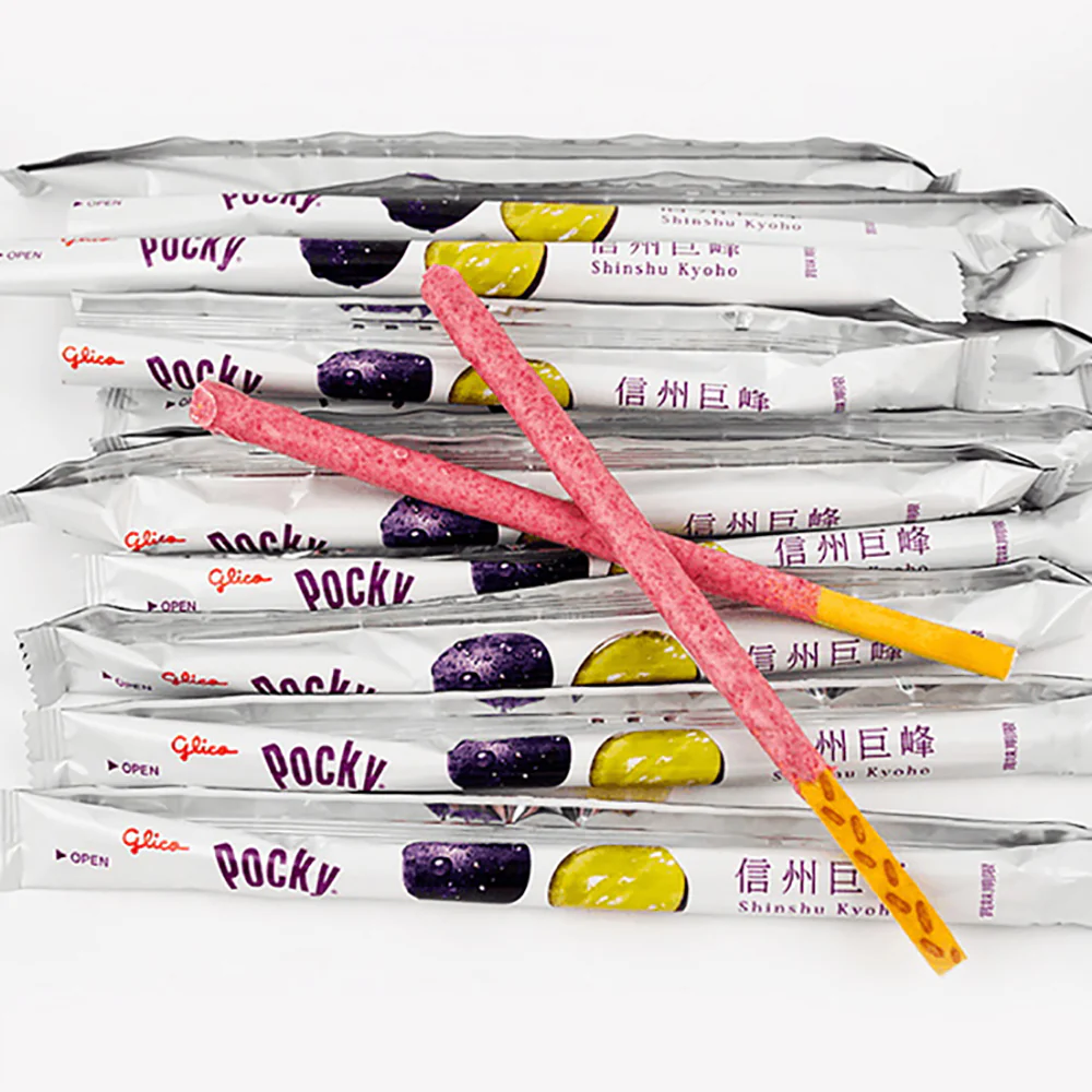 Glico Pocky Shinshu Kyoho Grape Biscuit Sticks - 13 Packs - Image 3
