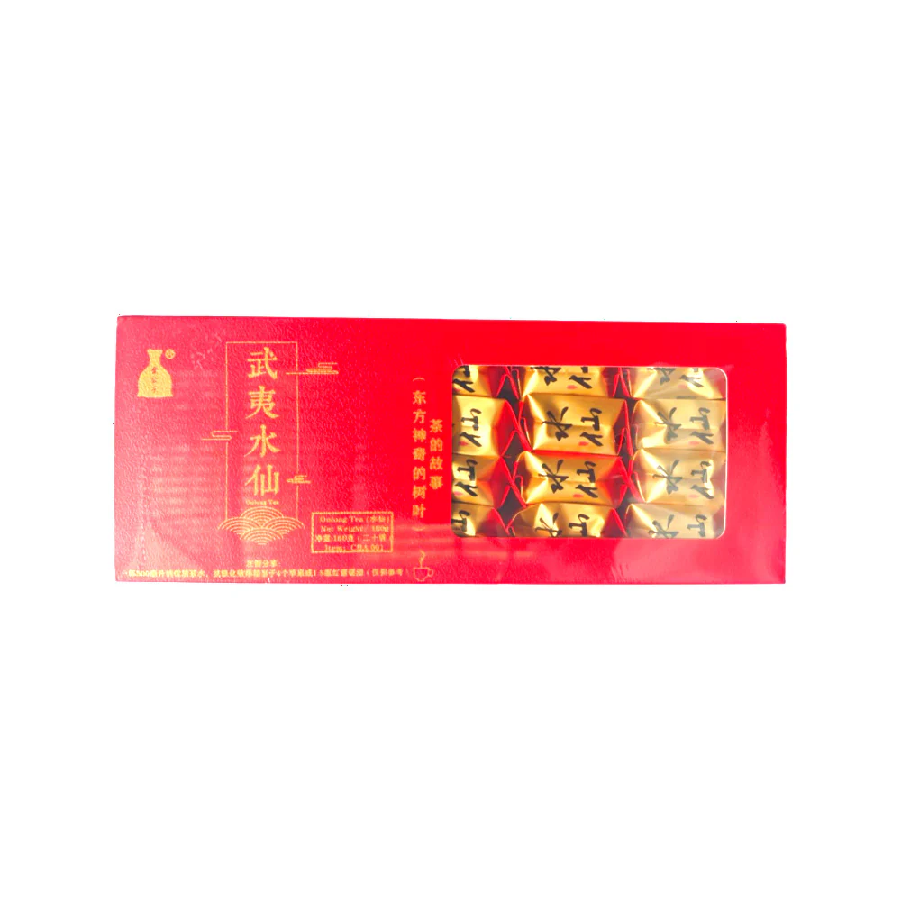 Golden Bag Wuyi Mountain Shuixian Tea - 20 Bags, 160g