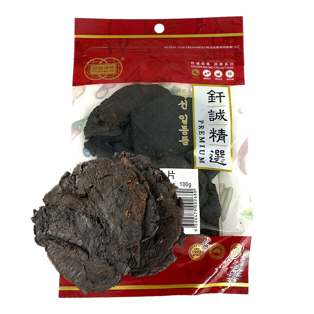 Golden Bai Wei Premium Dried Rehmannia Root Slices - 100g