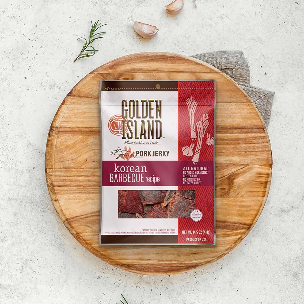Golden Island Korean Barbecue Pork Jerky - 410g - Image 3