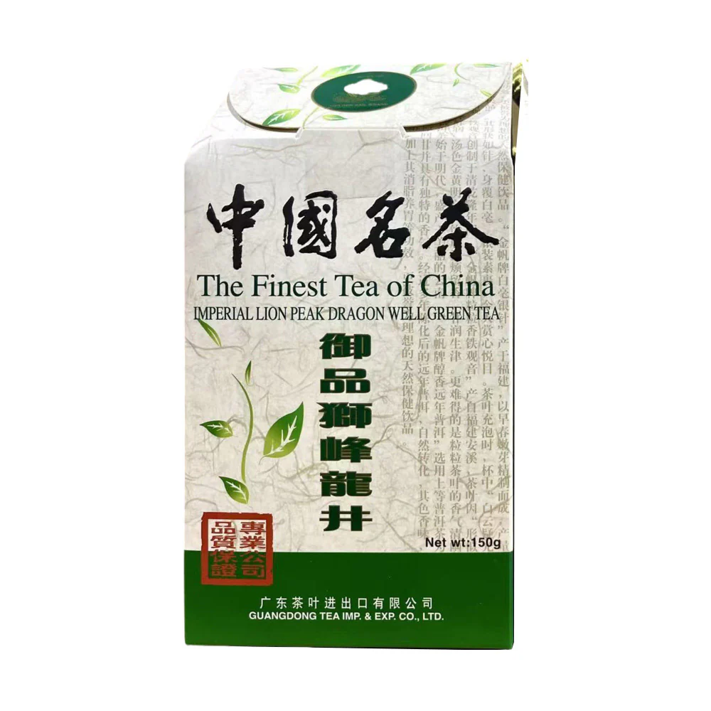 Golden Sail Imperial Lion Peak Dragon Well Green Tea – 6 Sachets, 150g