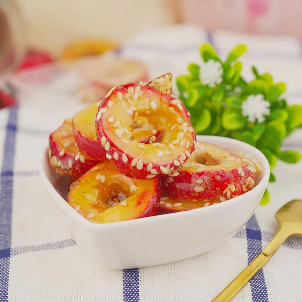 Gong She Lian Meng Freeze-Dried Candied Hawthorn Rings 50g - Crunchy Chinese Tanghulu Snack - Image 2