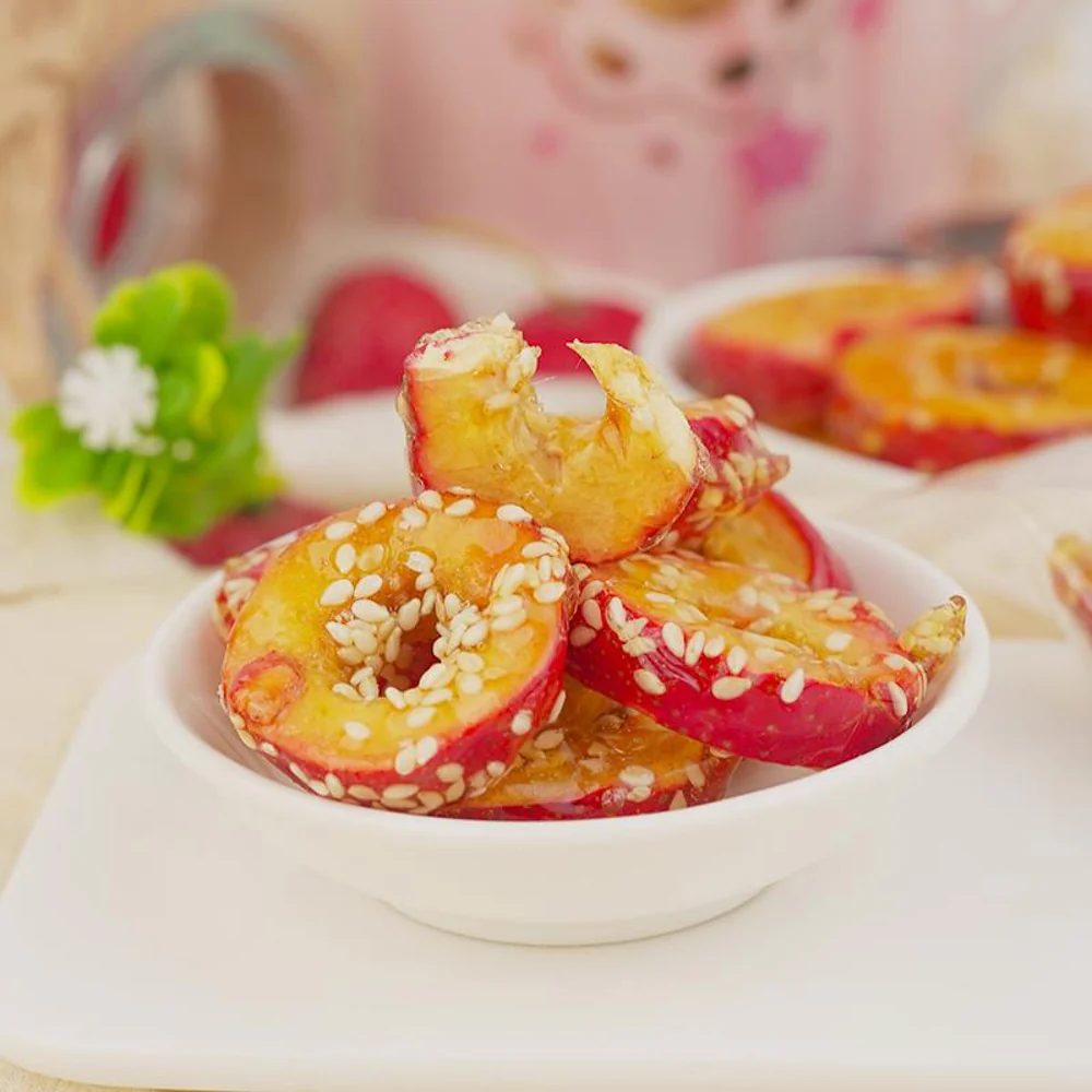 Gong She Lian Meng Freeze-Dried Candied Hawthorn Rings 50g - Crunchy Chinese Tanghulu Snack - Image 3