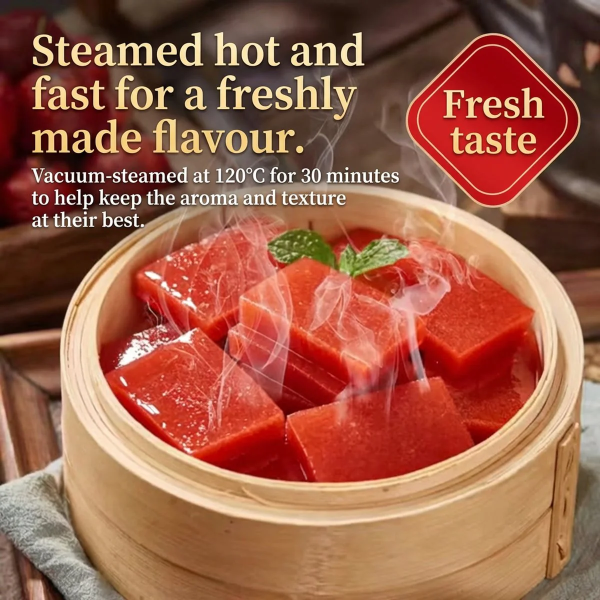 Gongshe Lianmeng Fresh-Steamed Hawthorn Cake – Blueberry Flavour 210g - Image 3