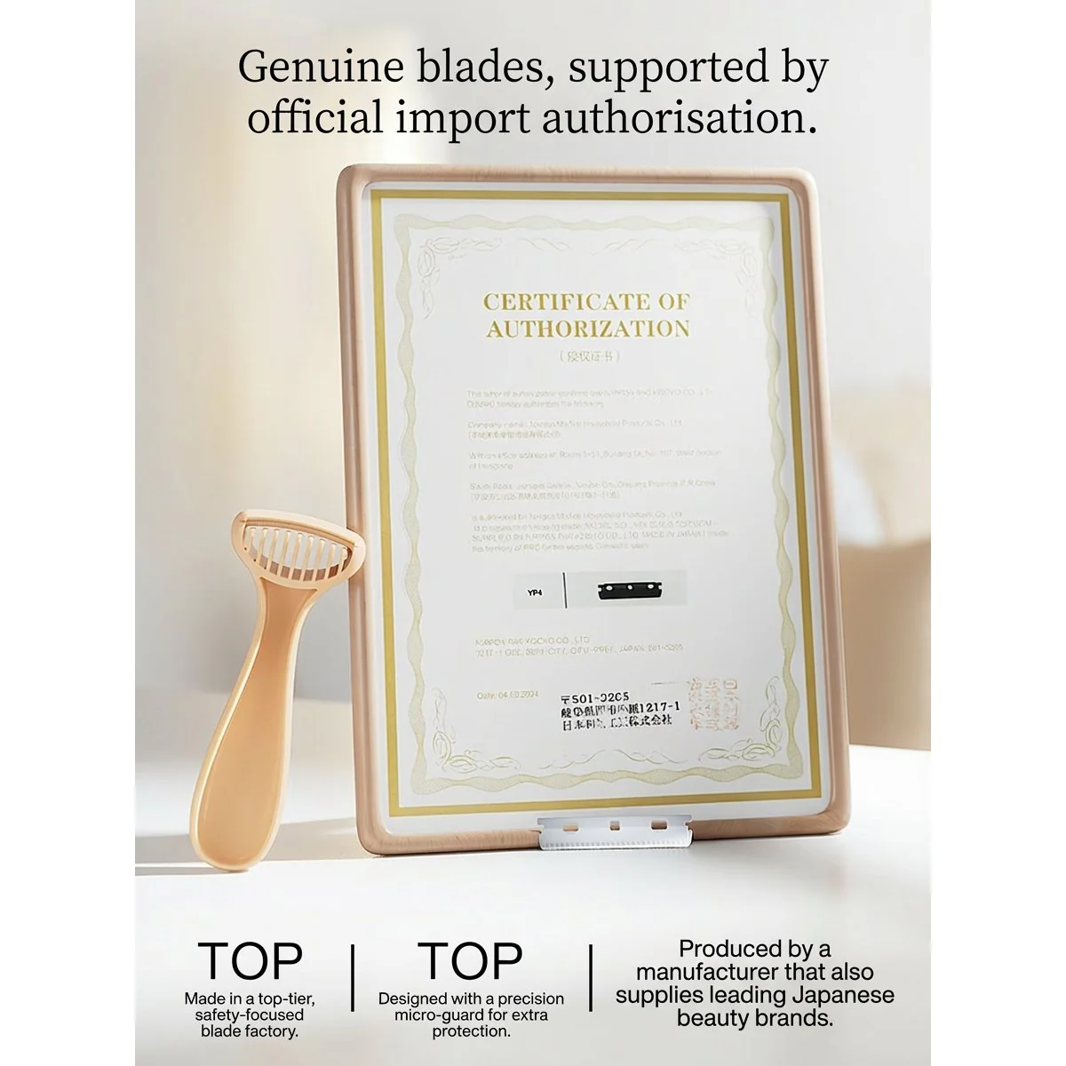 Goodgudi Women's Safety Razor - Cream Apricot - Image 5