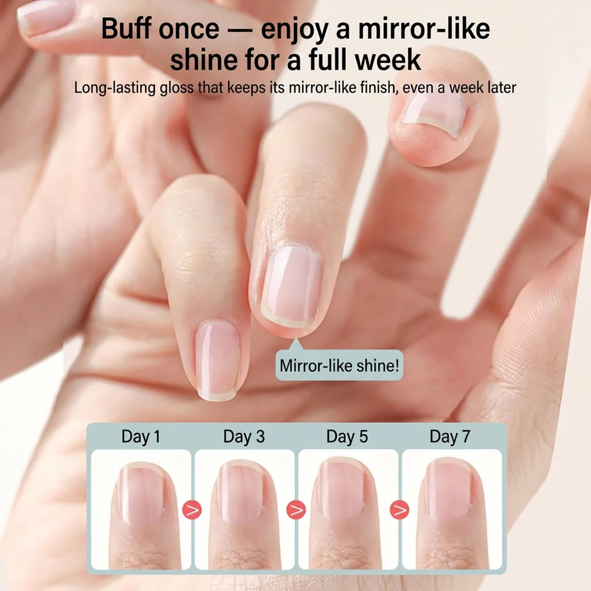 Goodi Nail File Buffing Strip - Green - Image 2
