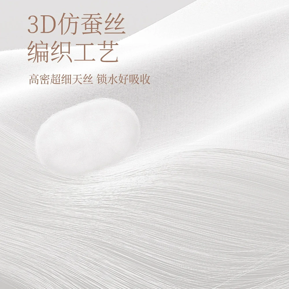 Goodi Stretchable Lyocell Wet Compress Cotton Pads - 240 Sheets (120 With Nose Holes + 120 Regular) - Image 3