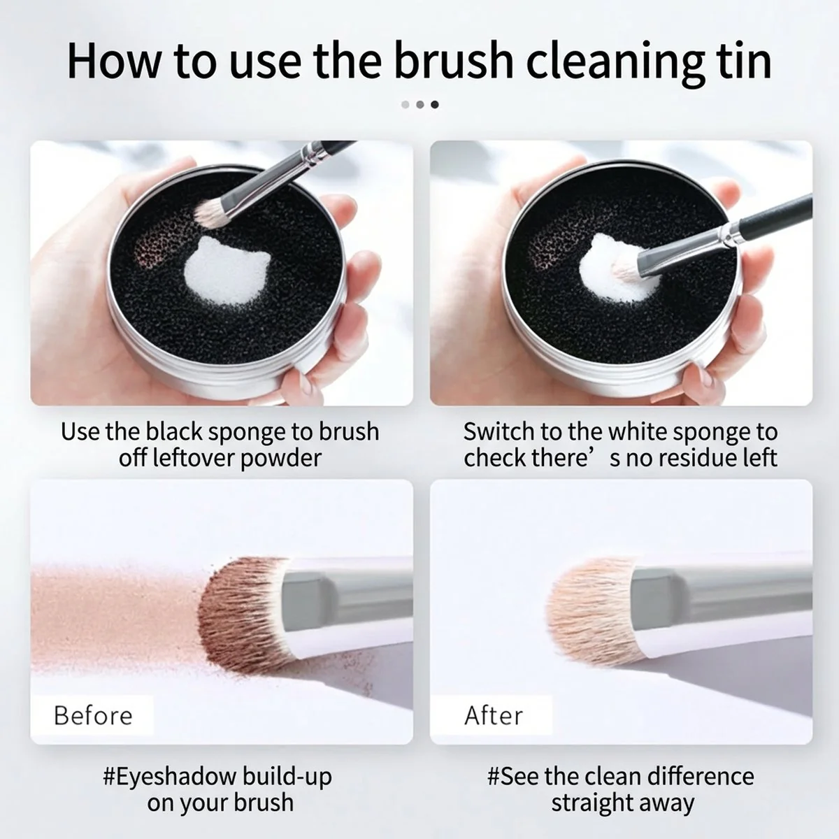 Goodie Dry Wash Makeup Brush Cleaner Box - Image 2