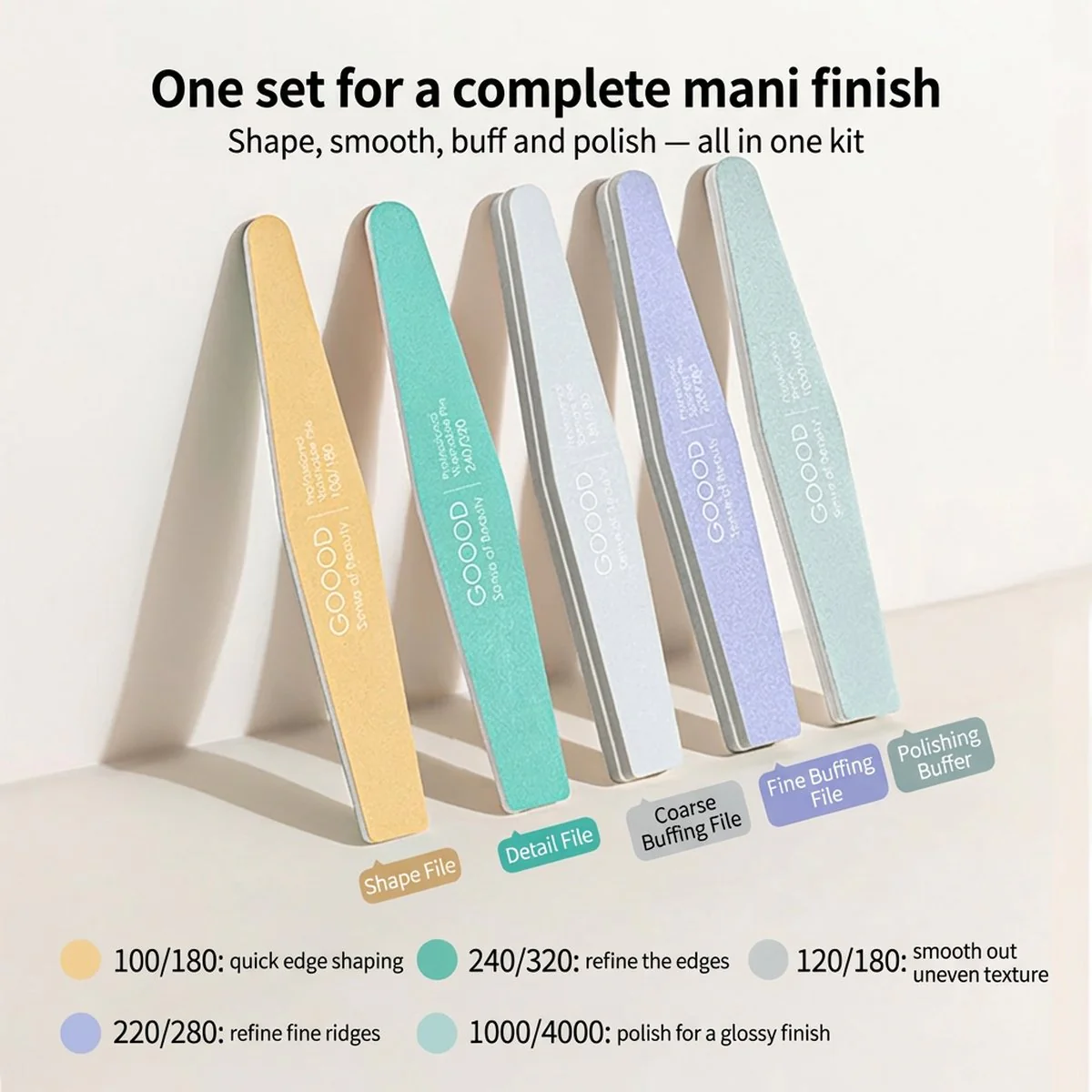 Goood Nail File Buffer - Purple - Image 3