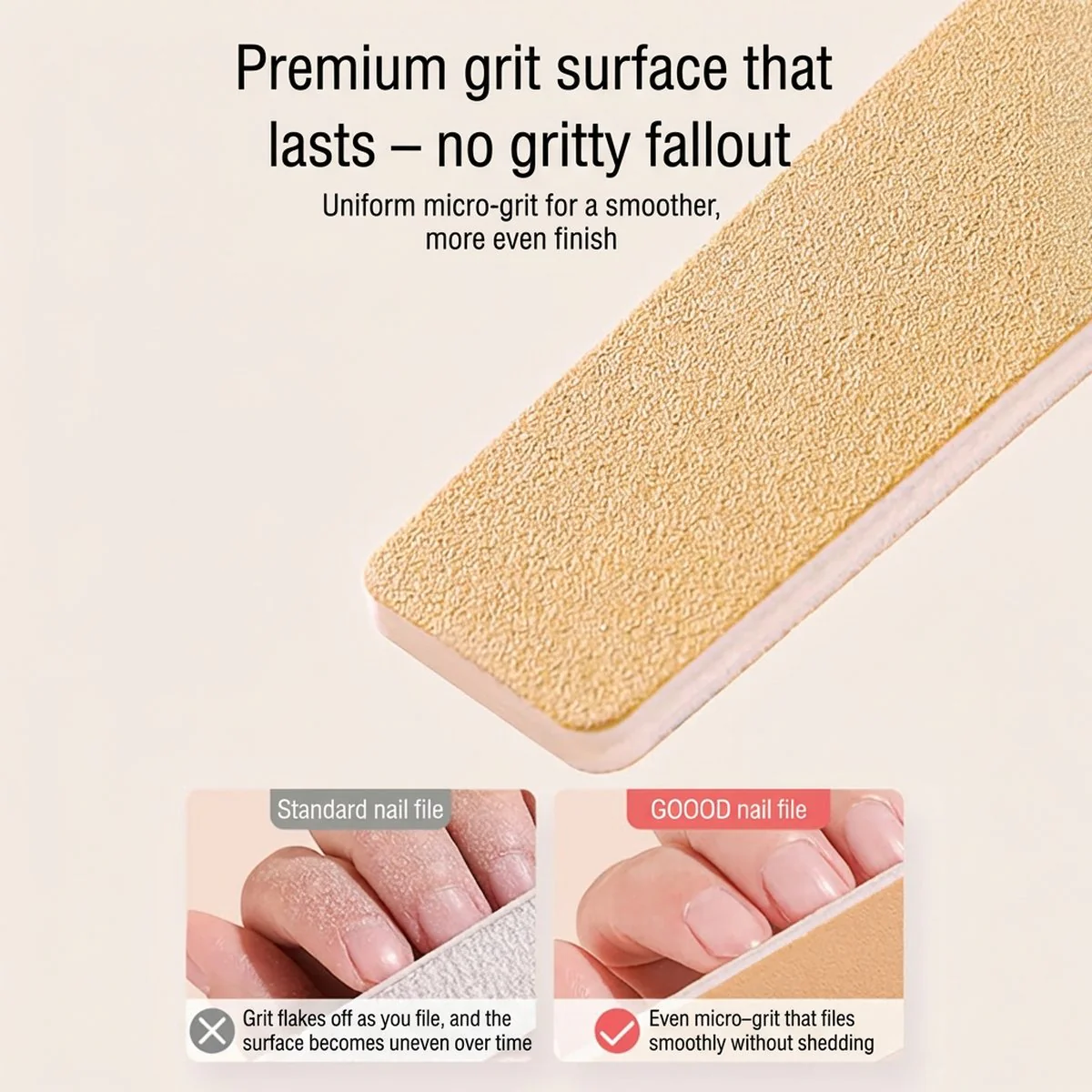Goood Nail File Emery Board - Orange - Image 2