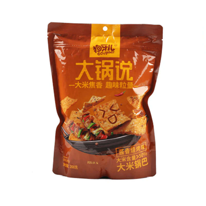 Gouyaer Rice Crackers Barbecue Flavor - 188g