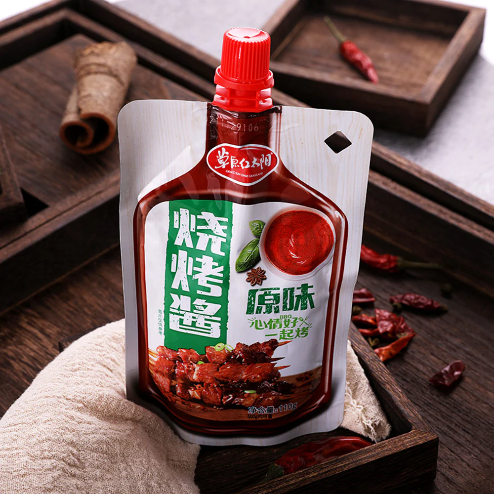 Grassland Red Sun Original BBQ Sauce 110g – Chinese-Style Barbecue Marinade - Image 4