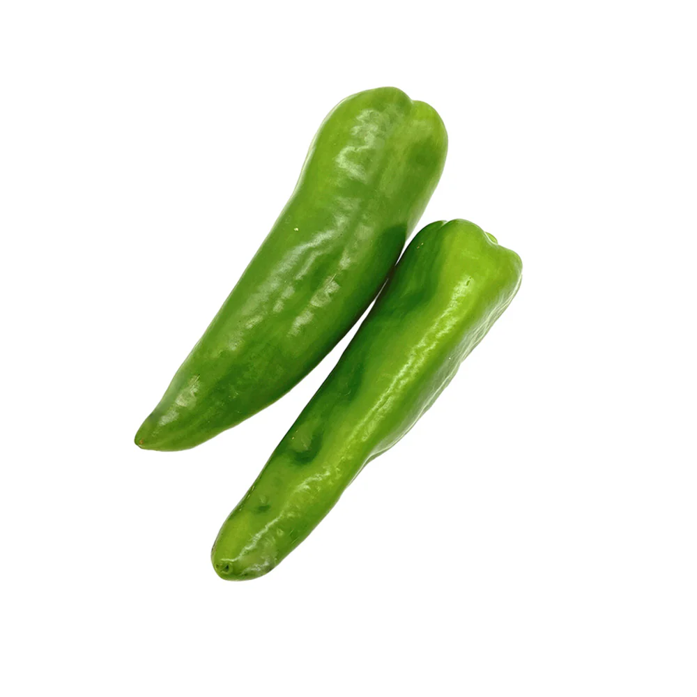 Green Bullhorn Peppers - 450g - Image 2