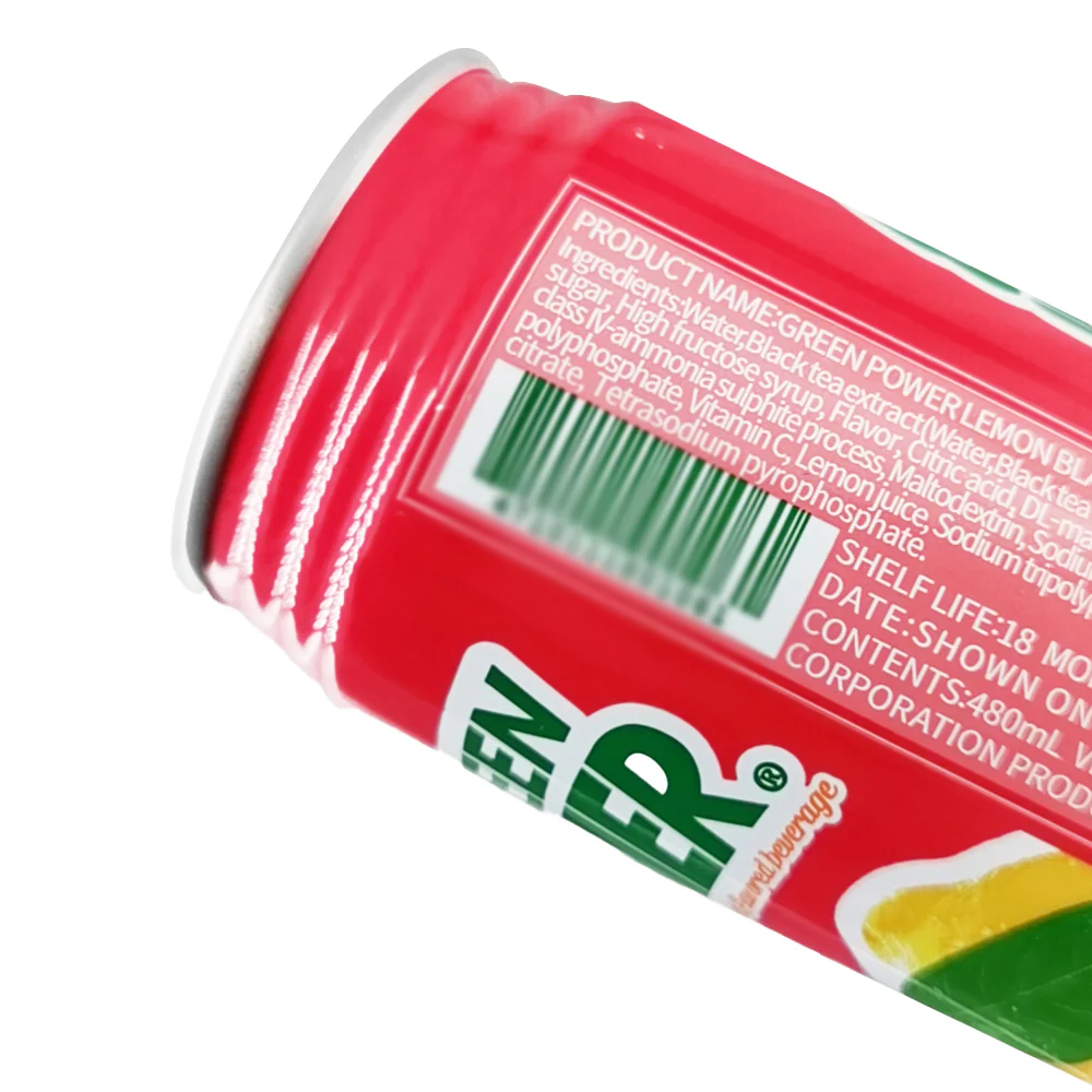 Green Power Lemon Black Tea - 480ml - Image 4