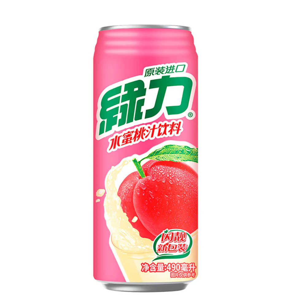 Green Power Peach Juice - 490ml