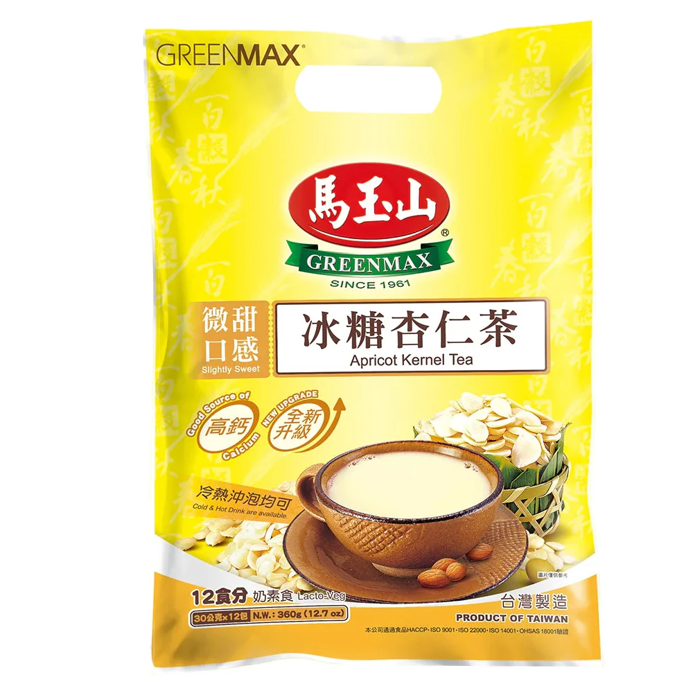 Greenmax Apricot Kernel Tea with Rock Sugar - 30g x 12 Packs