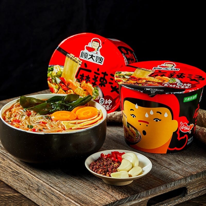 Gu Da Sao Spicy Hot Pot Noodles - Spicy Flavor, 119g - Image 3