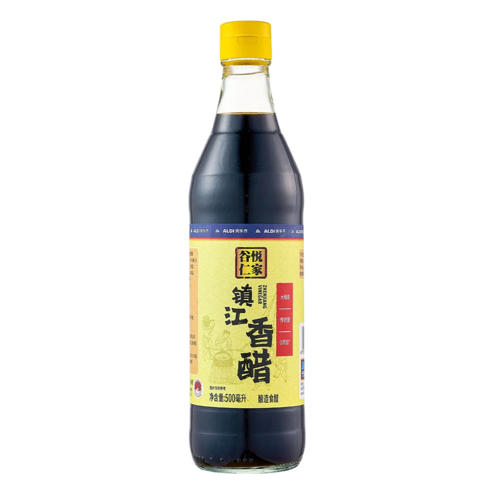 Gu Yue Ren Jia Zhenjiang Aromatic Vinegar (No Additives) 500mL – Limited Import