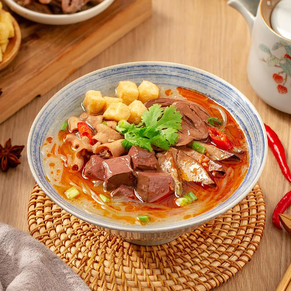 Guanshengyuan Nanjing-Style Duck Blood Vermicelli Soup – Classic Flavor 299g - Ready-to-Heat Chinese Vermicelli Soup - Image 3
