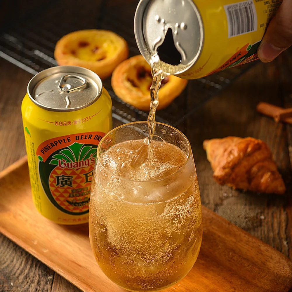 Guang's Pineapple Beer Drink - 6 Pack, 330ml Each - Image 4