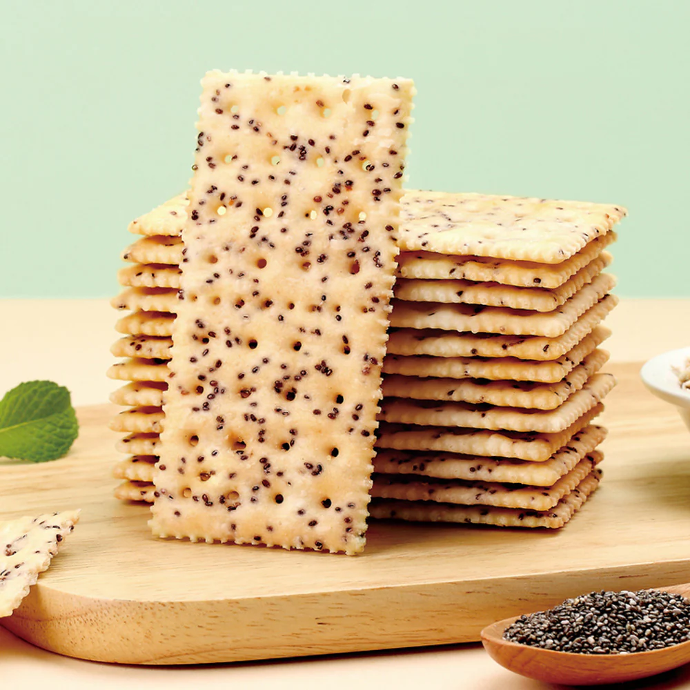 Guangzhou Restaurant Chia-Seed Oats Soda Crackers 1.5kg (with New Zealand Butter) – Limited Import - Image 3