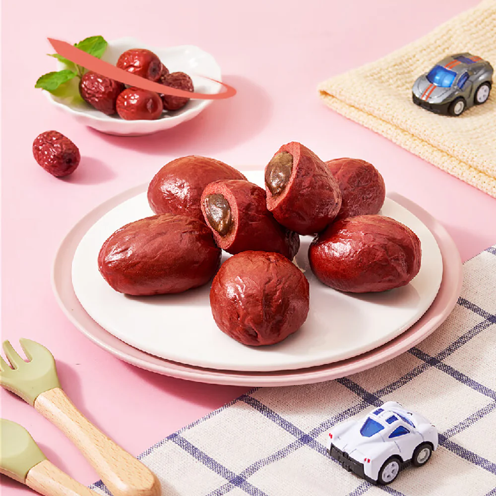 Guangzhou Restaurant Frozen Red Date Shaped Buns - 9pcs, 225g - Image 2