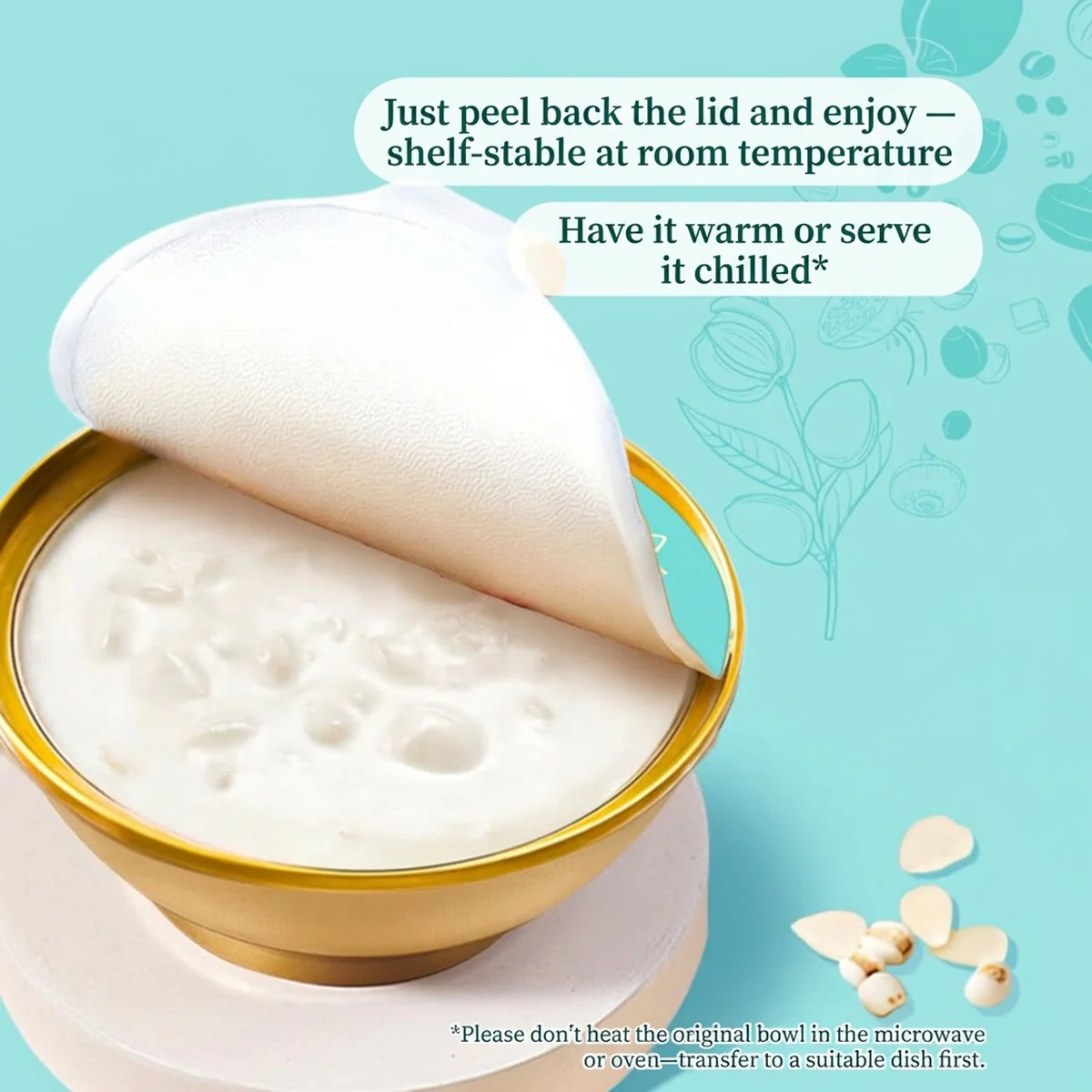 Guangzhou Restaurant Seven-White Almond Nectar 185g x 8 Bowls - Cantonese Almond Dessert - Image 4