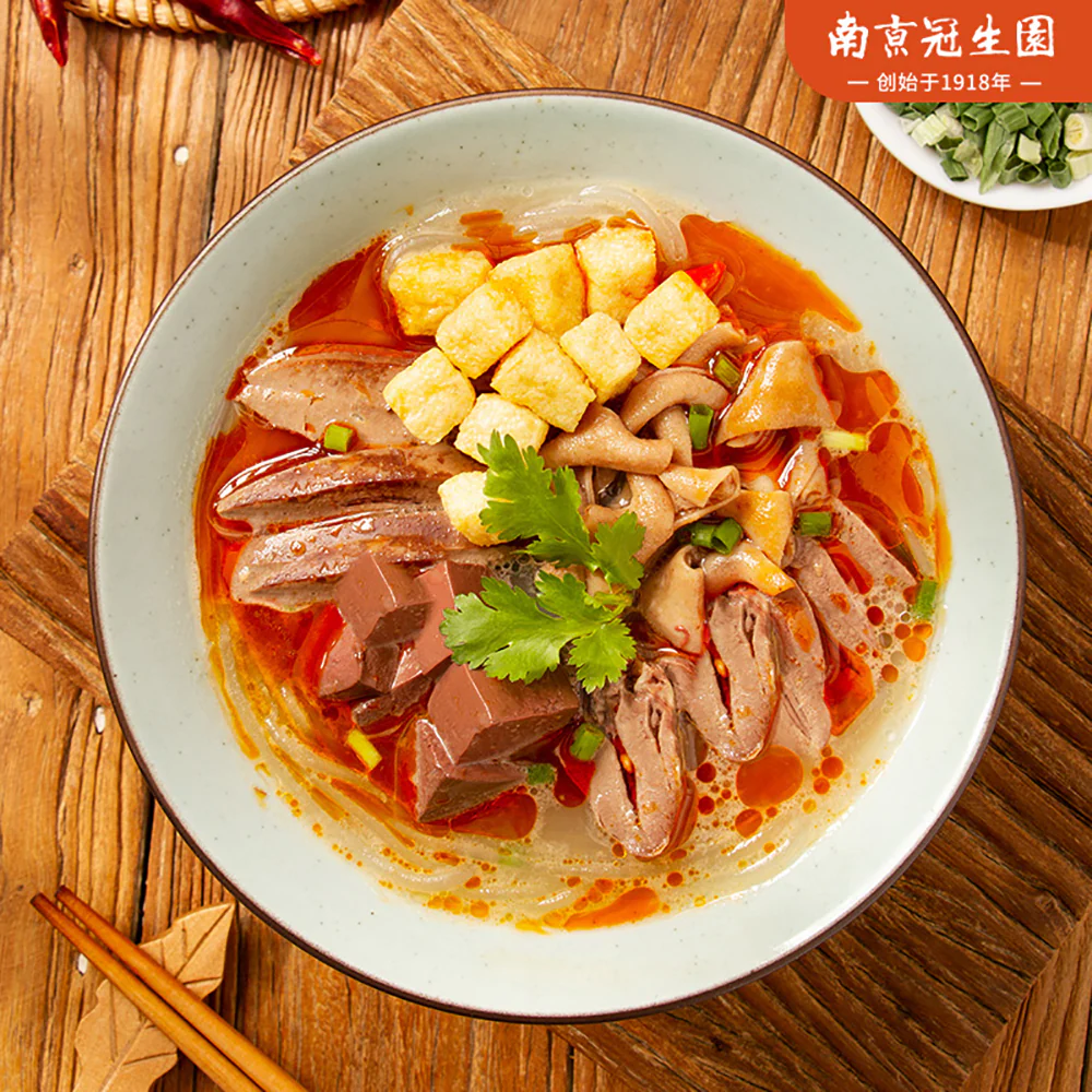 Guanshengyuan Duck Blood Vermicelli Soup with Sichuan Pepper Flavor - 177g - Image 2