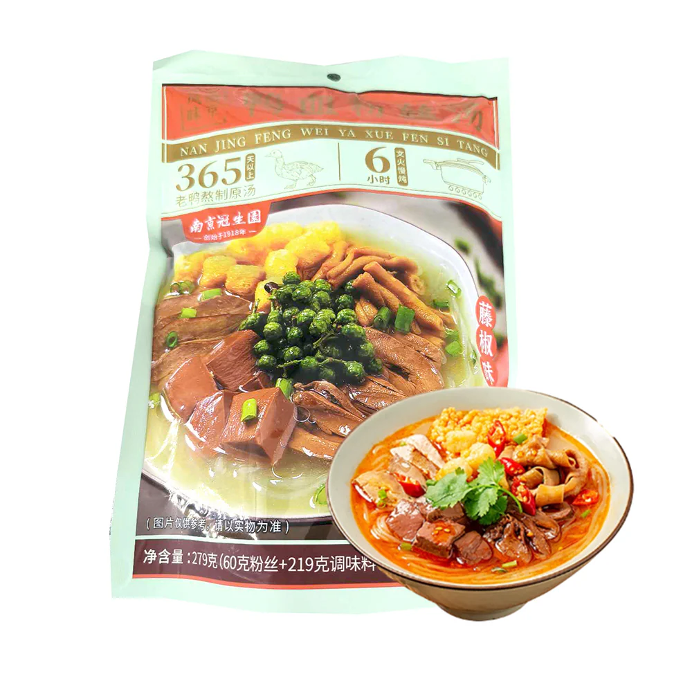 Guanshengyuan Duck Blood Vermicelli Soup with Sichuan Pepper Flavor - 279g