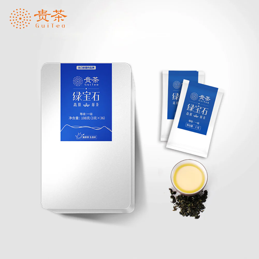 GuiTea 2025 Early Spring Green Tea Guizhou Green Gem - 36 Bags x 3g - Image 2