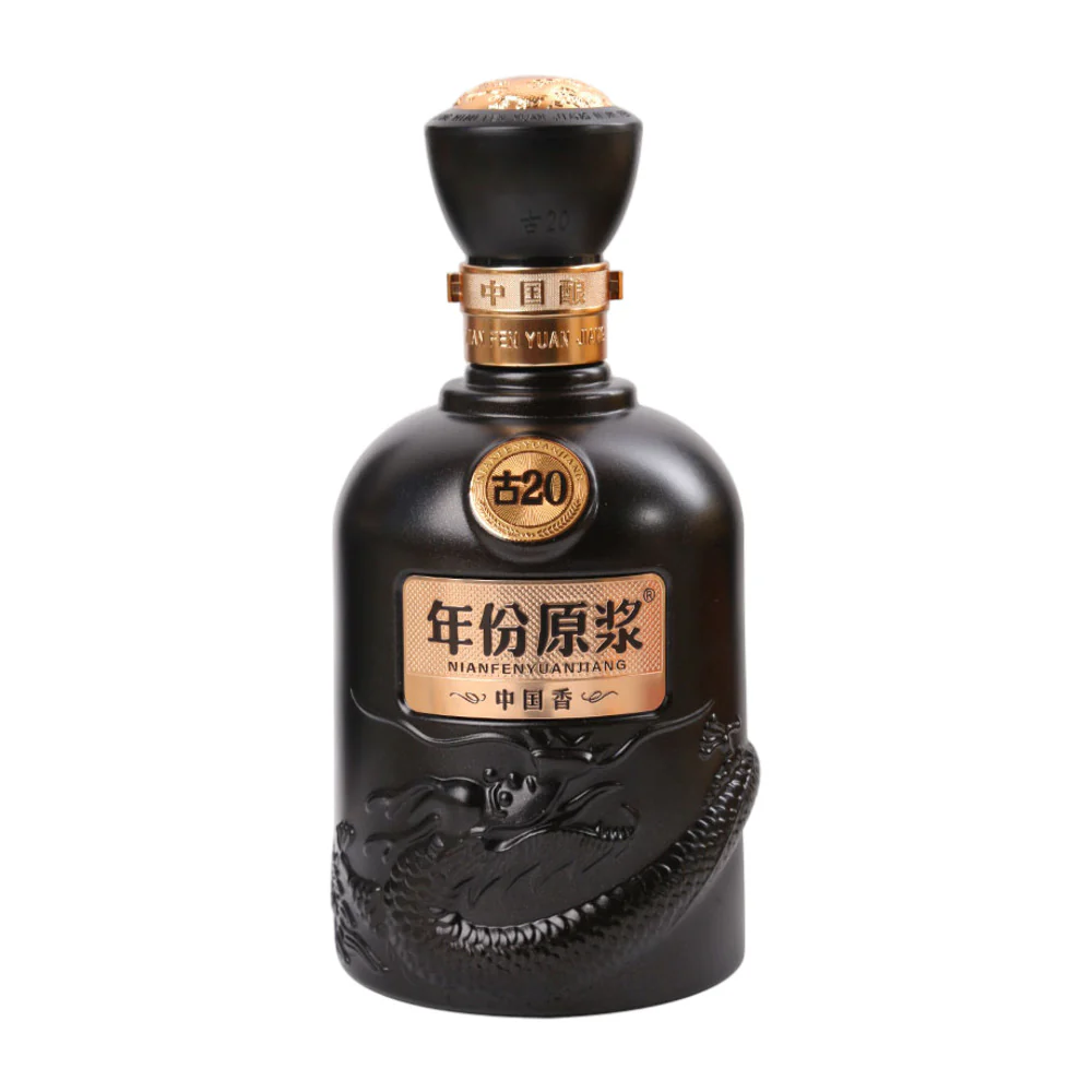 Gujing Gongjiu Nianfen Yuanjiang Gu 20 Baijiu 52% 500ml – Strong Aroma Style - Image 4