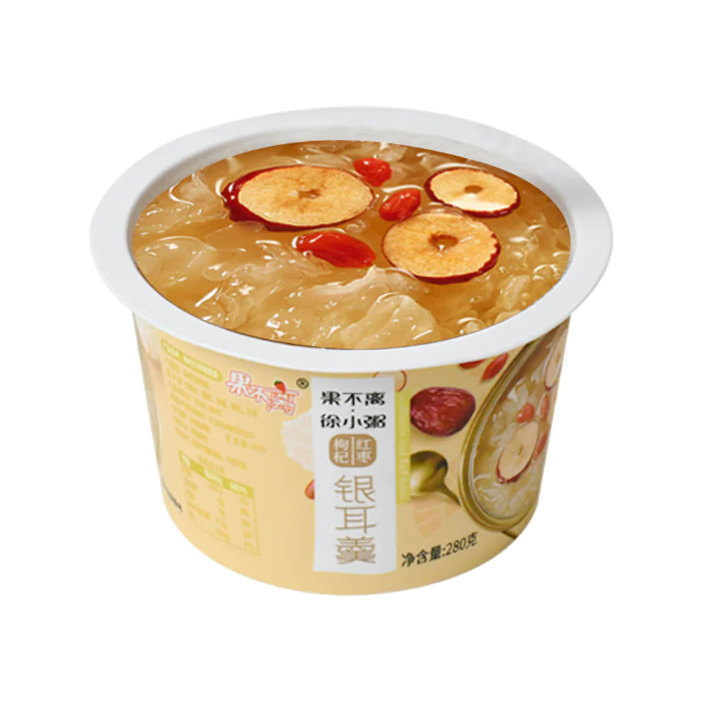 Guobuli Xu Xiaozhou Red Date and Goji Berry Tremella Soup - 3 Cups, 840g - Image 4