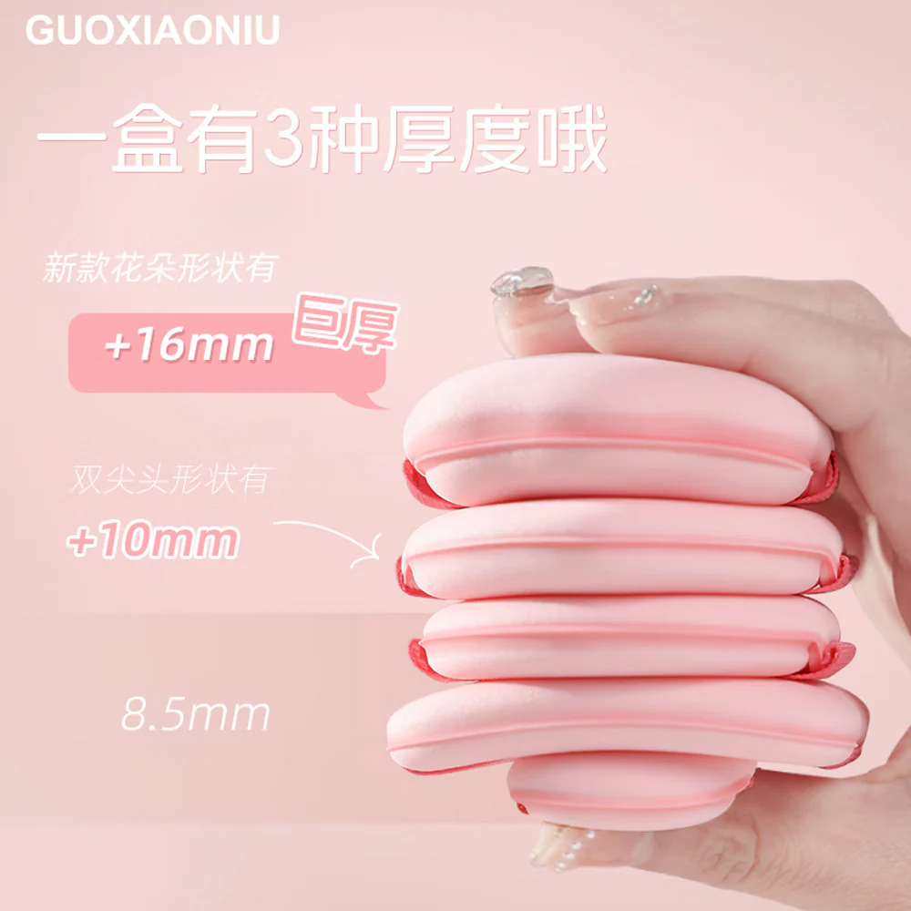 Guoxianiu Strawberry Air Cushion Puffs - 5 Pieces - Image 2