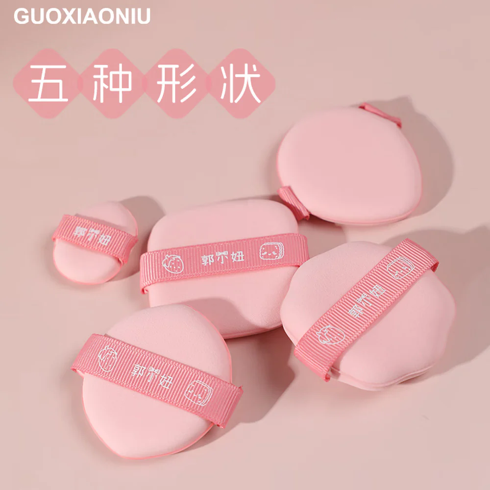 Guoxianiu Strawberry Air Cushion Puffs - 5 Pieces - Image 4