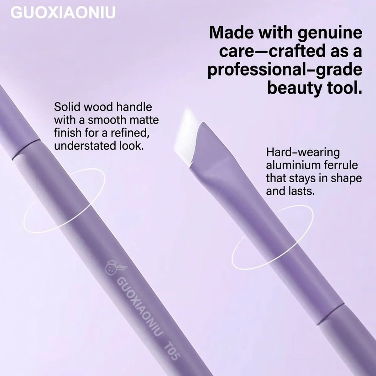 Guoxiaoniu Bunny Angled Makeup Brush T04 - Image 4