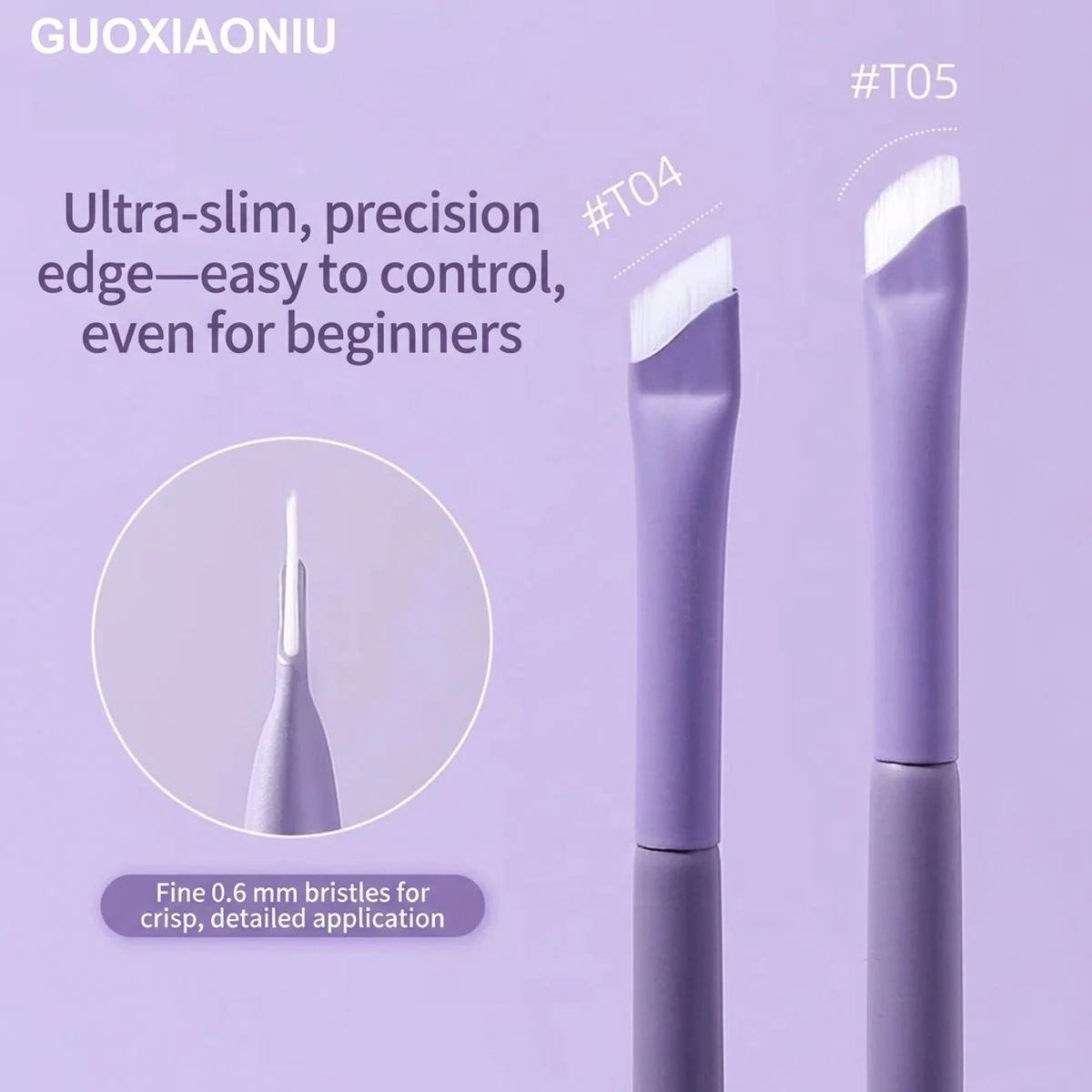 Guoxiaoniu Bunny Angled Makeup Brush T04 - Image 5