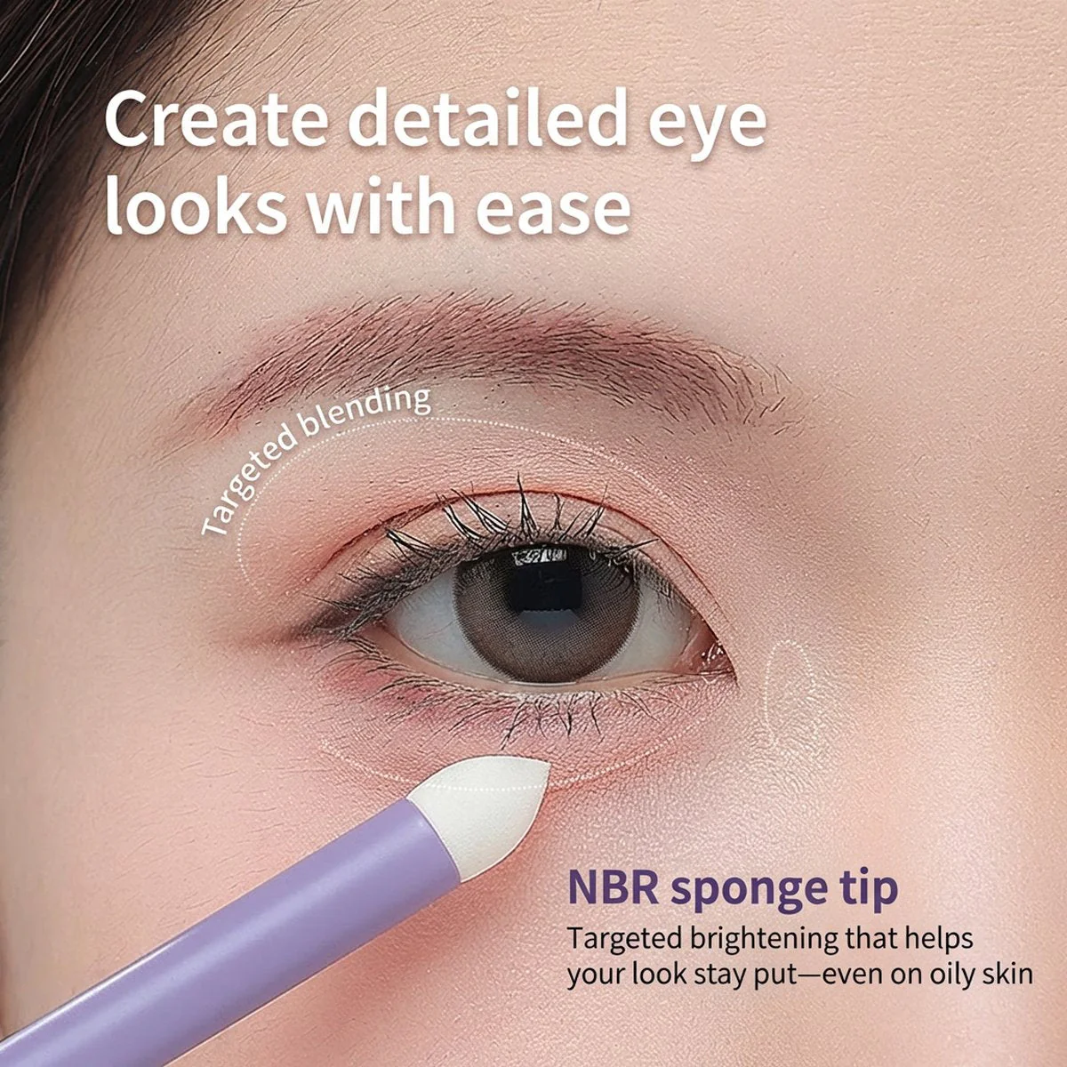 Guoxiaoniu Rabbit Dual-Ended Eyeshadow Brush T023 - Image 5