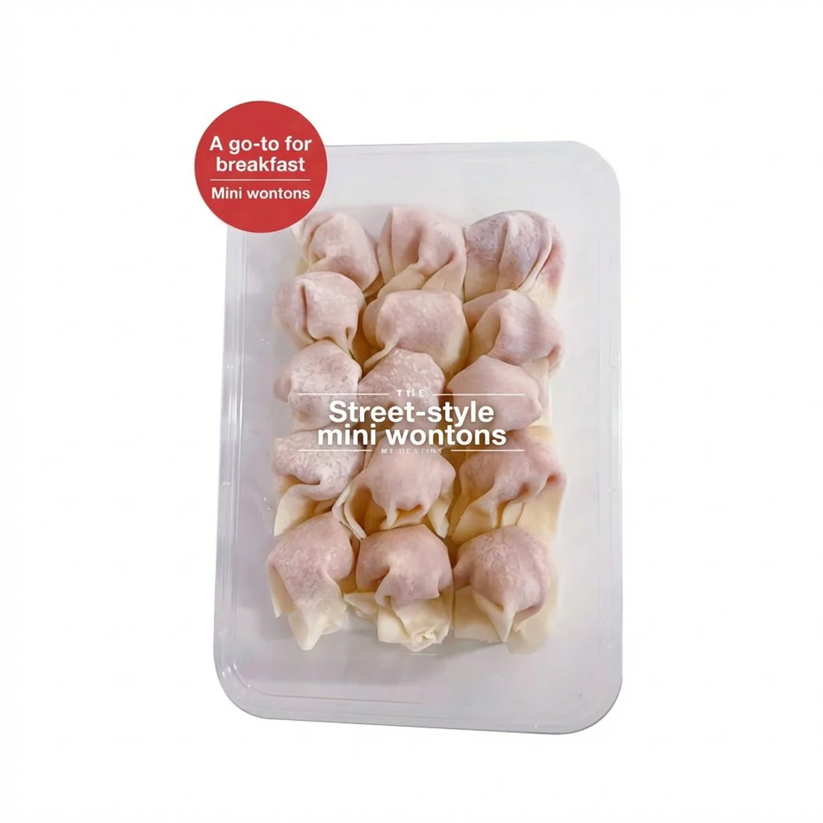 Guozao Street-Style Frozen Mini Wontons - 170g