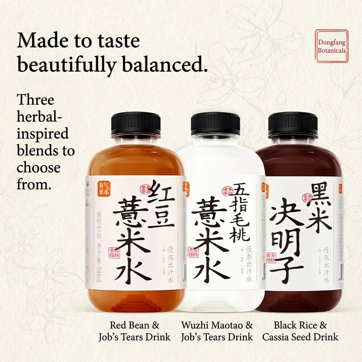 Guozi Shule Black Rice Cassia Seed Tea - 500ml x 15 Bottles - Image 3